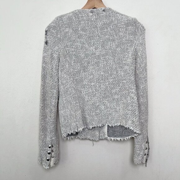 IRO Womens Size 1 Xsmall Agnete Tweed Zip Jacket - Picture 9 of 14